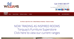 Desktop Screenshot of jeffwilliamsfurniture.co.uk