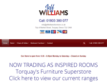 Tablet Screenshot of jeffwilliamsfurniture.co.uk